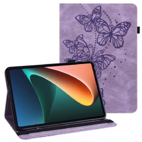 Flip Futrola Xiaomi Pad 5 Multifunkcionalni Uzorak Leptira