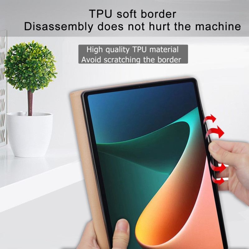 Kožna Futrola Xiaomi Pad 5 Stilsko Poslovanje S Kožom