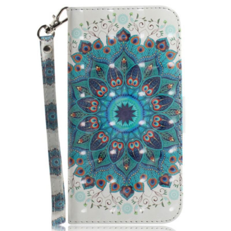 Flip Futrola Xiaomi Redmi Note 13 5g Zelena Mandala S Remenom