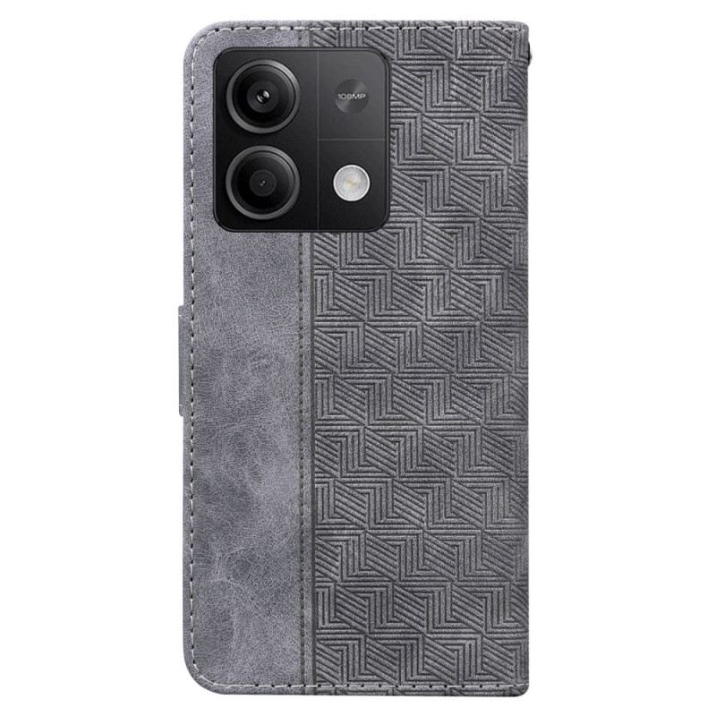 Kožna Futrola Xiaomi Redmi Note 13 5g Tkani Uzorak S Remenčićima