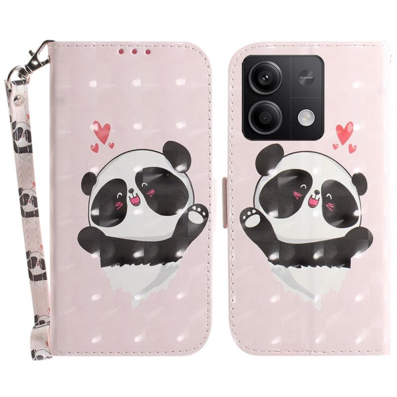 Kožna Futrola Za Xiaomi Redmi Note 13 5g Panda Ljubav