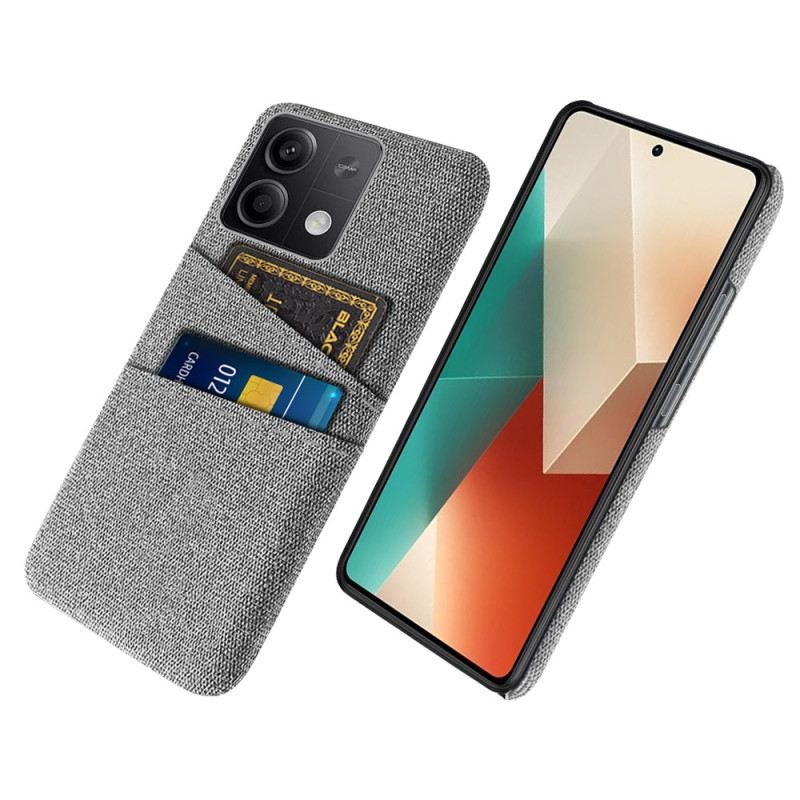 Maskica Xiaomi Redmi Note 13 5g Dvostruki Držač Kartice Od Tkanine