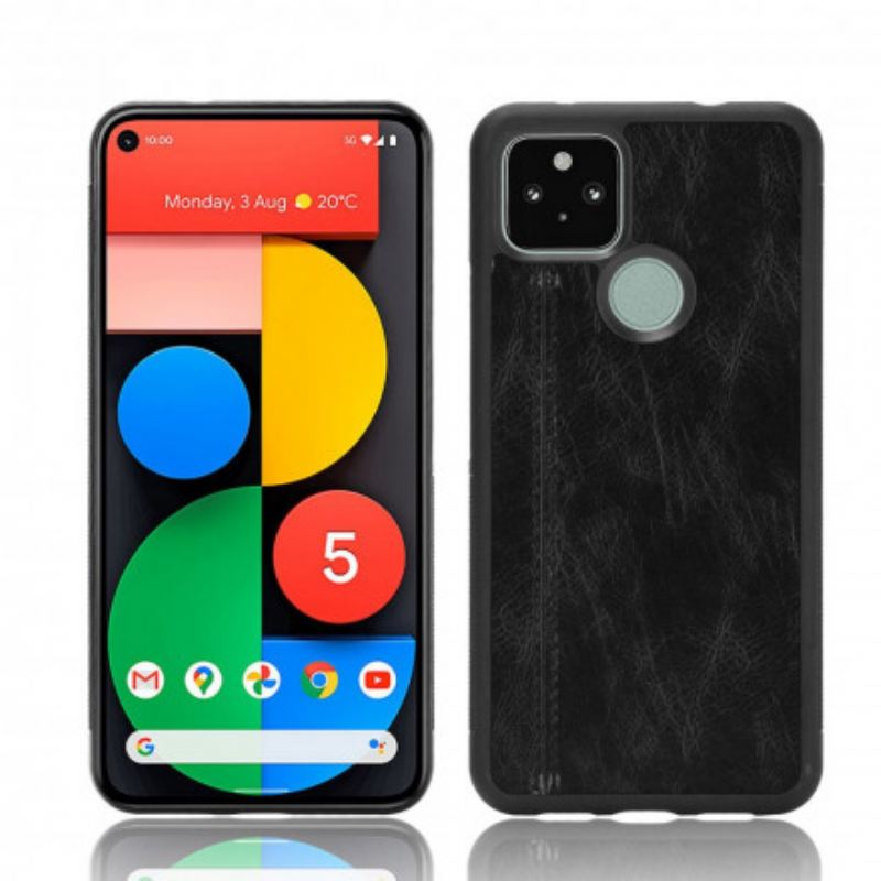 Maskica Google Pixel 5 Couture Efekt Kože