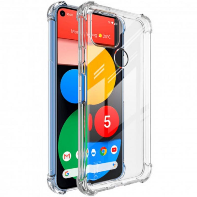 Maskica Google Pixel 5 Transparent Silky Imak