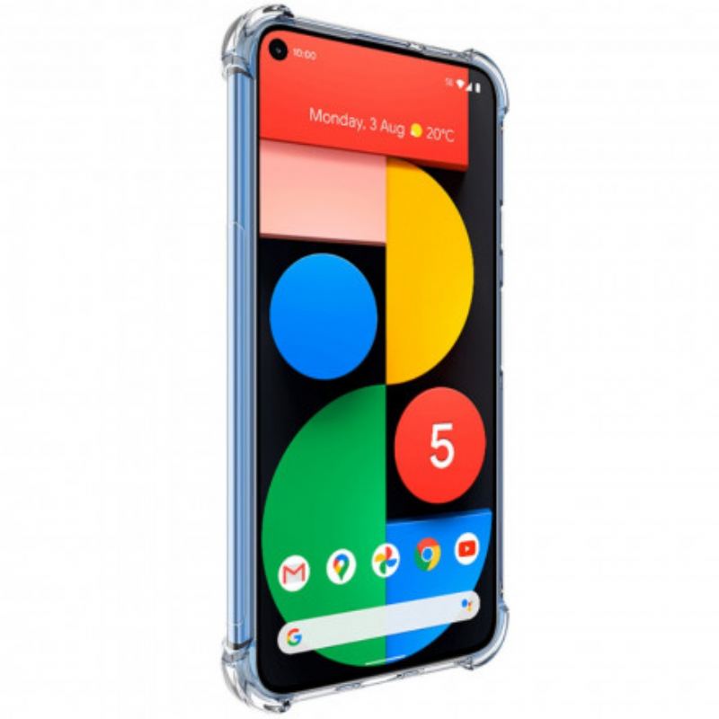 Maskica Google Pixel 5 Transparent Silky Imak