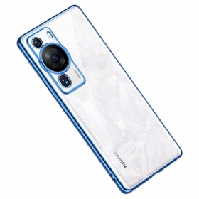 Maskica Huawei P60 Pro Transparent Metal Style Rubovi Sulada