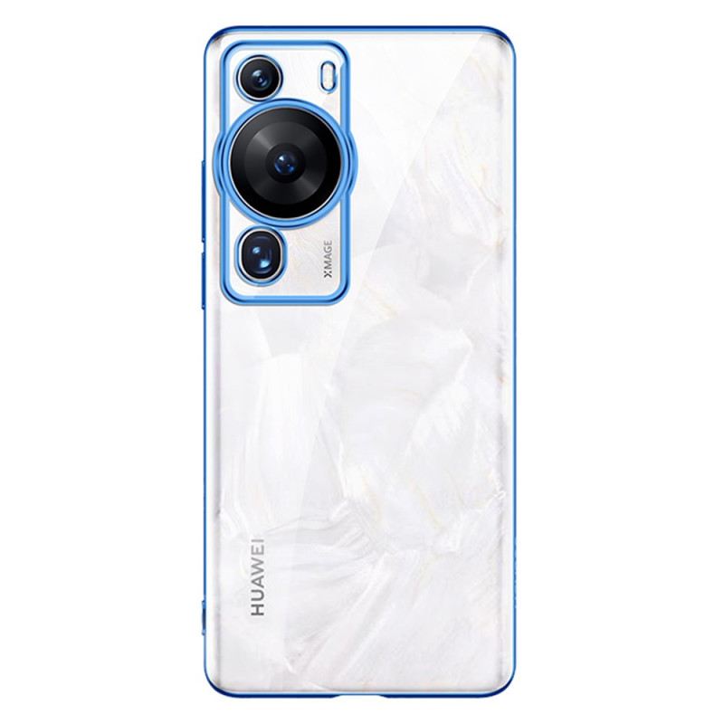 Maskica Huawei P60 Pro Transparent Metal Style Rubovi Sulada