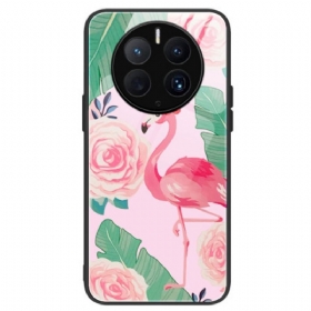 Maskica Huawei Mate 50 Pro Flamingo Kaljeno Staklo