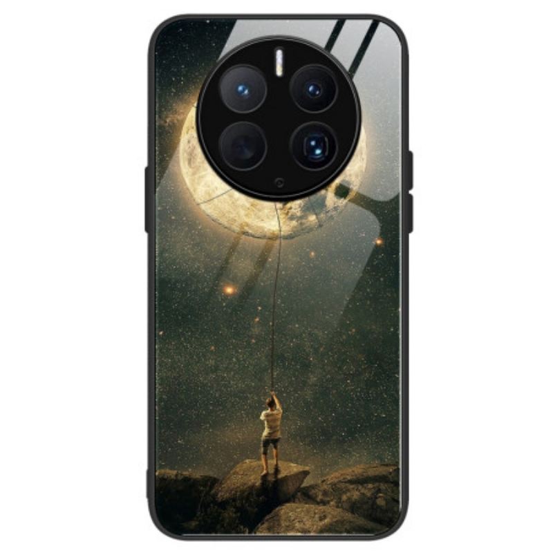 Maskica Huawei Mate 50 Pro Moon Man Kaljeno Staklo