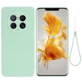 Maskica Huawei Mate 50 Pro Tekući Silikon S Uzicom