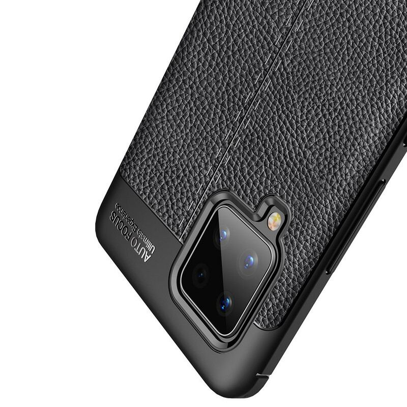 Maskica Samsung Galaxy A42 5G Efekt Dvostruke Linije Litchi Kože