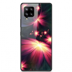 Maskica Samsung Galaxy A42 5G Fancy Flowers Kaljeno Staklo