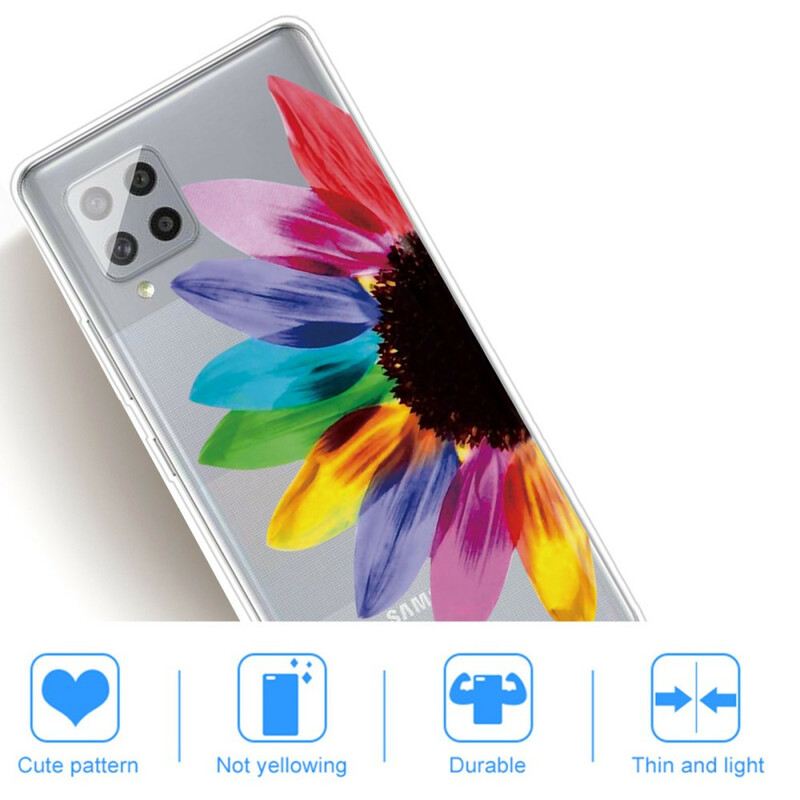 Maskica Samsung Galaxy A42 5G Šareni Cvijet