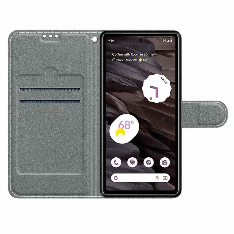 Flip Futrola Google Pixel 8 Pro Maskice Za Mobitele Yo Cat With Strap