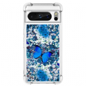 Maskica Google Pixel 8 Pro Leptir Glitter