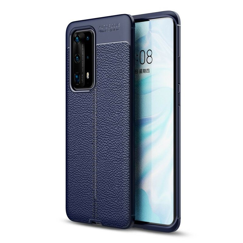 Maskica Huawei P40 Pro Plus Fleksibilna Tekstura Karbonskih Vlakana