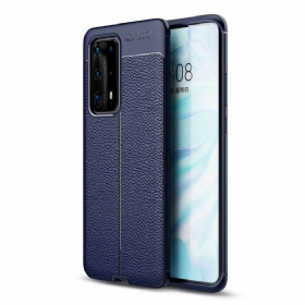 Maskica Huawei P40 Pro Plus Fleksibilna Tekstura Karbonskih Vlakana