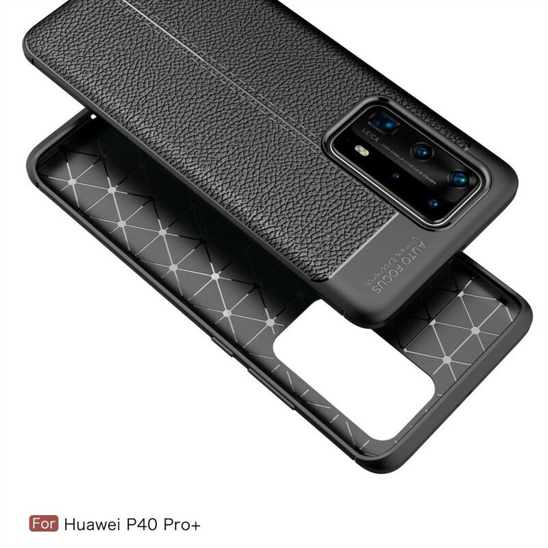 Maskica Huawei P40 Pro Plus Fleksibilna Tekstura Karbonskih Vlakana