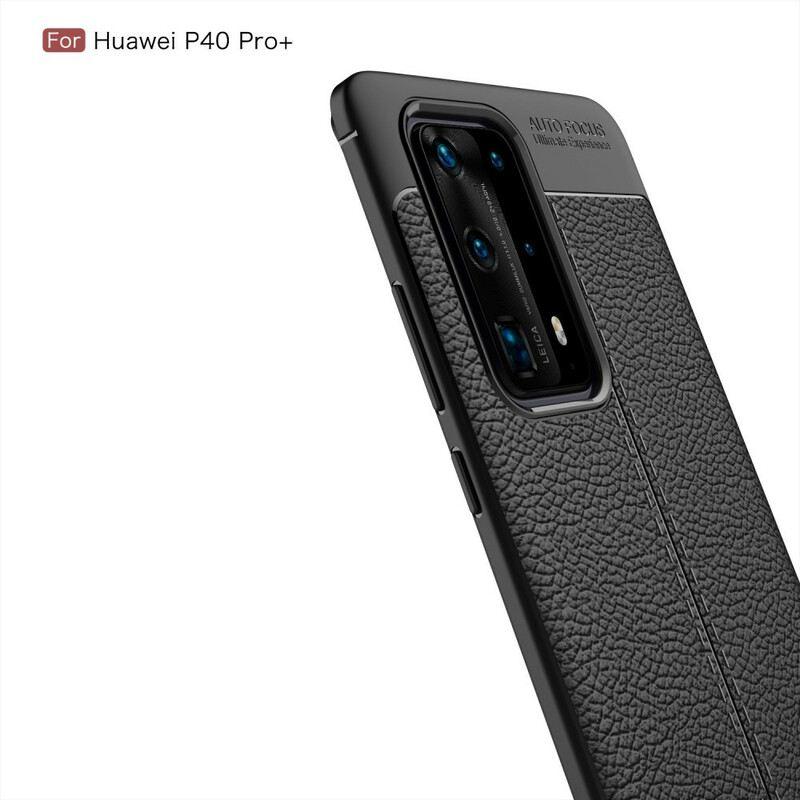 Maskica Huawei P40 Pro Plus Fleksibilna Tekstura Karbonskih Vlakana