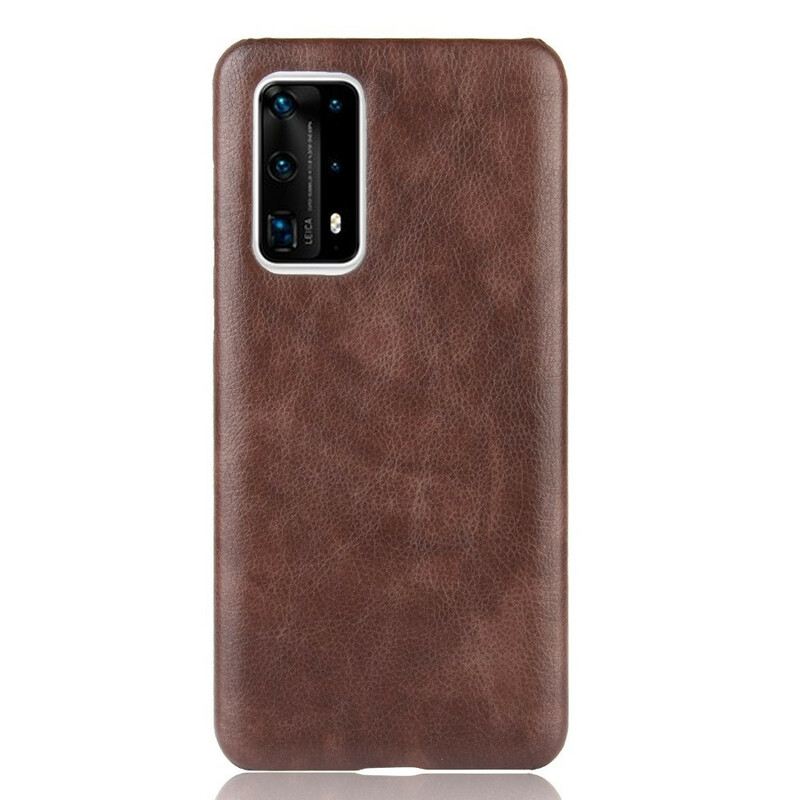 Maskica Huawei P40 Pro Plus Litchi Performance Leather Effect