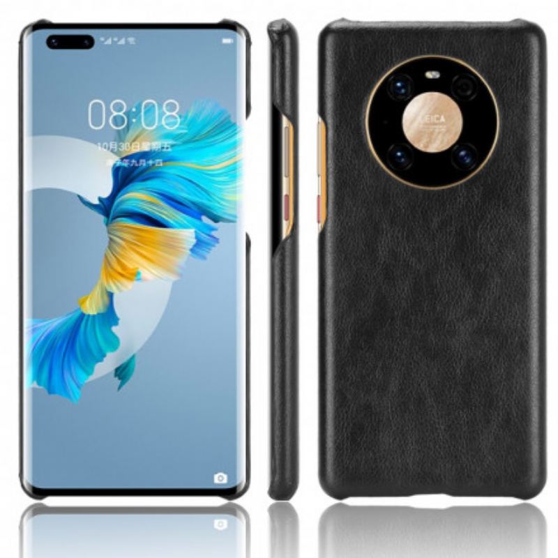 Maskica Huawei Mate 40 Pro Litchi Kožni Efekt