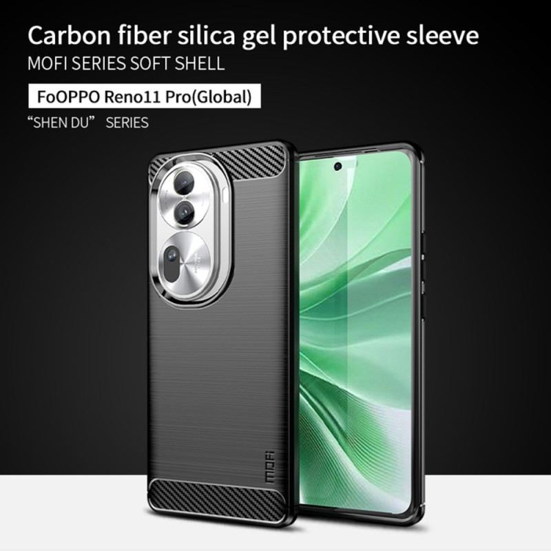 Maskica Za Oppo Reno 11 Pro 5g Mofi Brušena Karbonska Vlakna