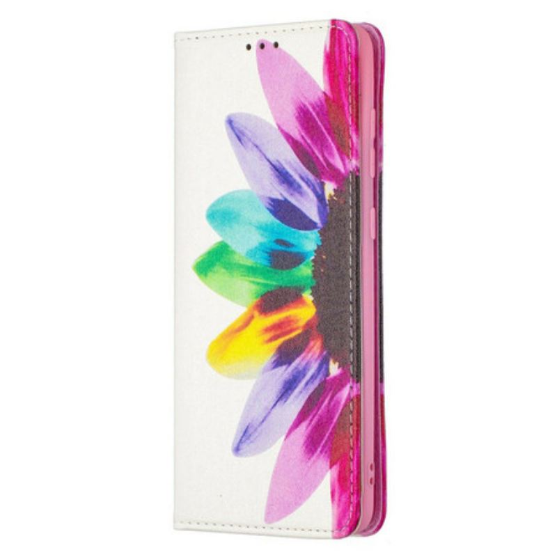 Flip Futrola Samsung Galaxy A21s Akvarel Cvijet