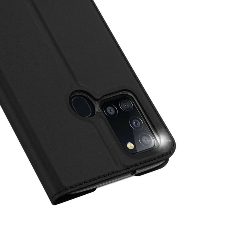 Flip Futrola Samsung Galaxy A21s Kožna Futrola Skin Pro Dux Ducis