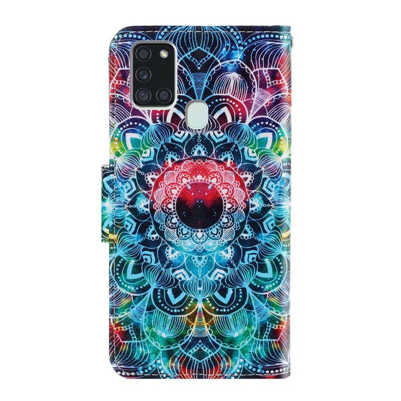 Futrola Samsung Galaxy A21s Upadljiva Mandala S Remenom