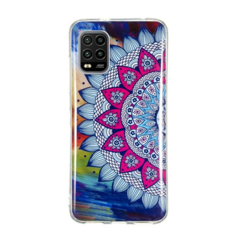 Maskica Xiaomi Mi 10 Lite Fluorescentna Šarena Mandala