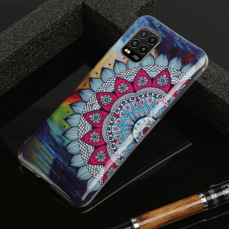 Maskica Xiaomi Mi 10 Lite Fluorescentna Šarena Mandala