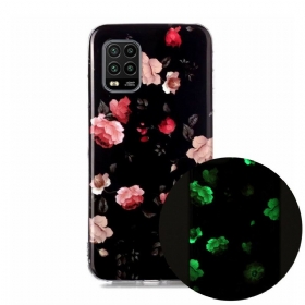 Maskica Xiaomi Mi 10 Lite Fluorescentne Cvjetnice