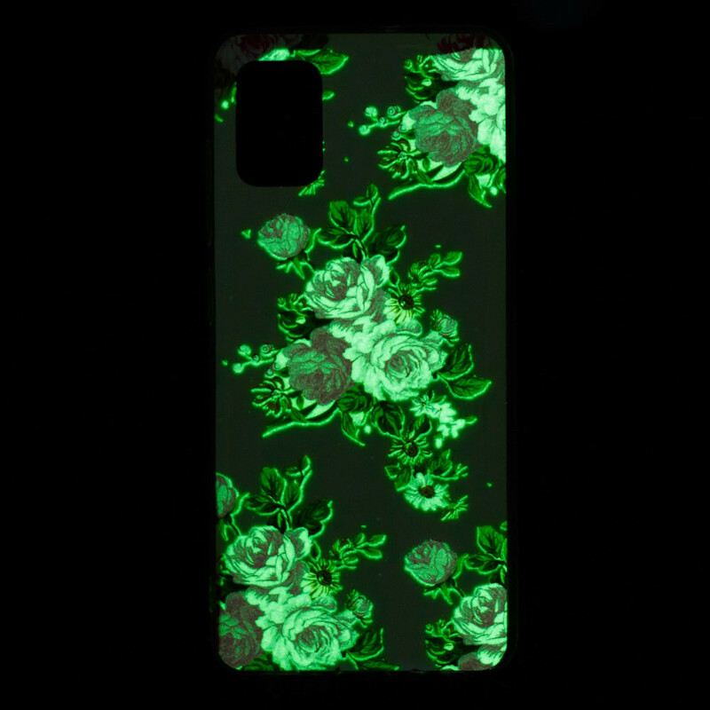 Maskica Xiaomi Mi 10 Lite Fluorescentno Cvijeće Slobode