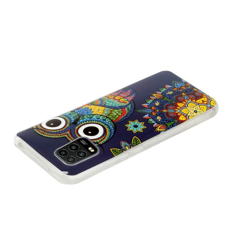 Maskica Xiaomi Mi 10 Lite Mandala Fluorescentne Sove