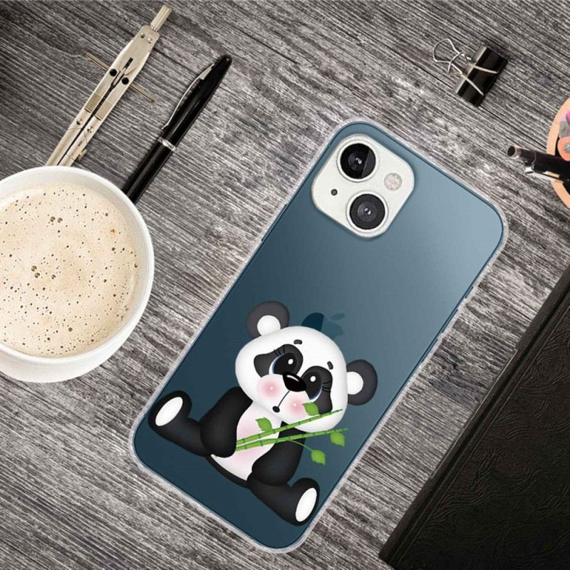 Maskica iPhone 14 Plus Besprijekorna Tužna Panda