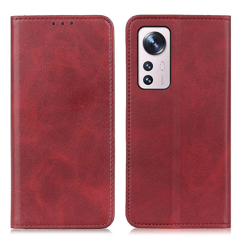 Flip Futrola Xiaomi 12 / 12X Kožna Futrola Elegance Split Koža