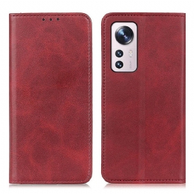 Flip Futrola Xiaomi 12 / 12X Kožna Futrola Elegance Split Koža