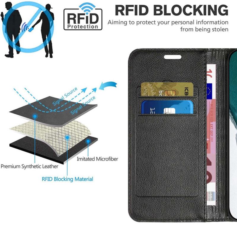 Flip Futrola Xiaomi 12 / 12X Kožna Futrola Rfid Dijamanti