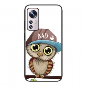 Maskica Xiaomi 12 / 12X Kaljeno Staklo Bad Owl