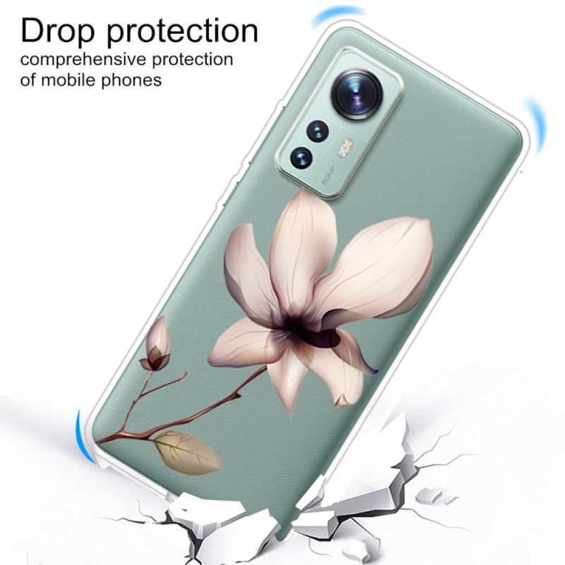 Maskica Xiaomi 12 / 12X Prozirni Jedan Cvijet