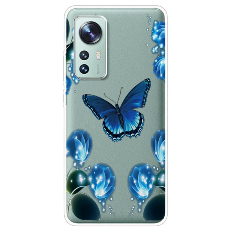 Maskica Xiaomi 12 / 12X Silikon Enchanted Butterfly