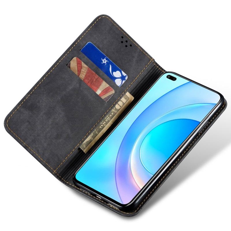 Flip Futrola Honor 90 Pro Kožna Futrola Jeans Tkanina