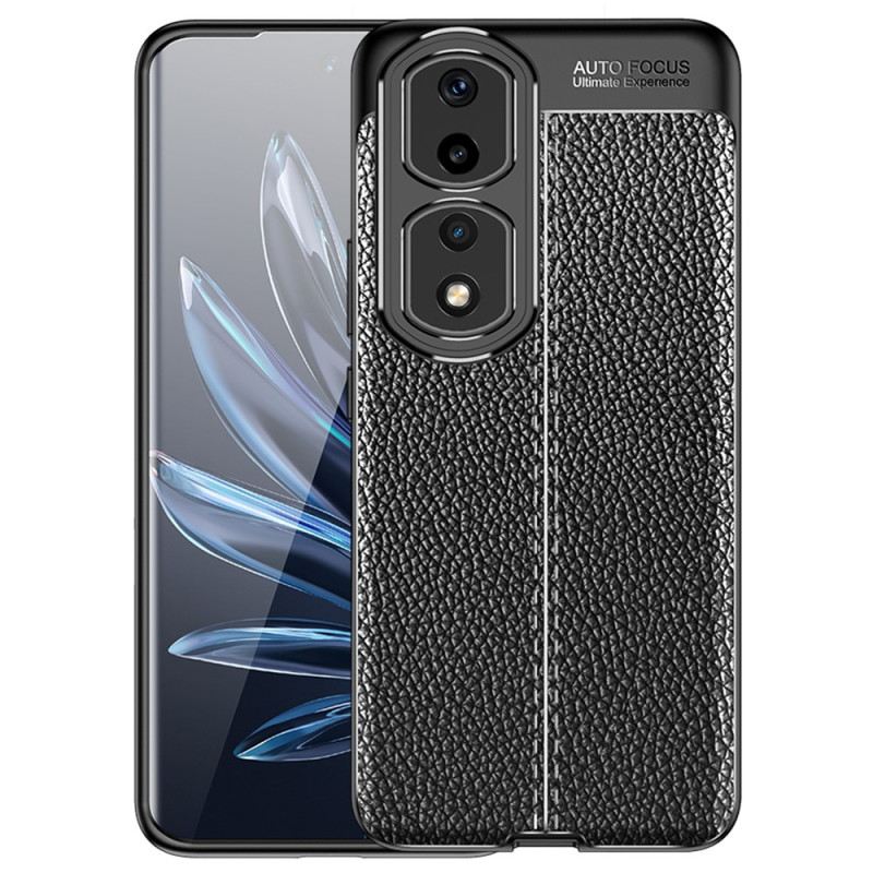 Maskica Honor 90 Pro Efekt Dvostruke Linije Litchi Kože