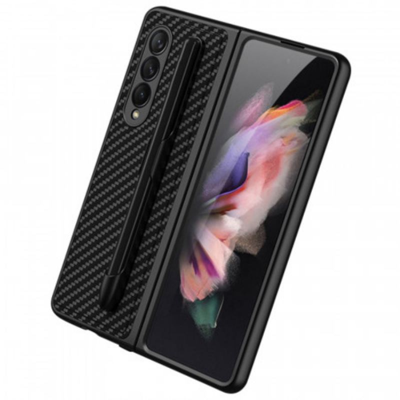 Maskica Samsung Galaxy Z Fold 3 5G Držač Olovke Od Karbonskih Vlakana Gkk