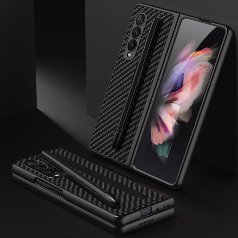 Maskica Samsung Galaxy Z Fold 3 5G Držač Olovke Od Karbonskih Vlakana Gkk