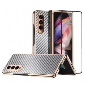 Maskica Samsung Galaxy Z Fold 3 5G Karbonska Vlakna Sa Zaštitom Zaslona