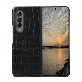 Maskica Samsung Galaxy Z Fold 3 5G Prava Krokodilska Koža