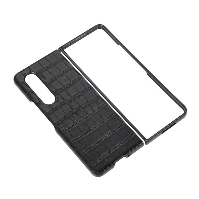 Maskica Samsung Galaxy Z Fold 3 5G Prava Krokodilska Koža