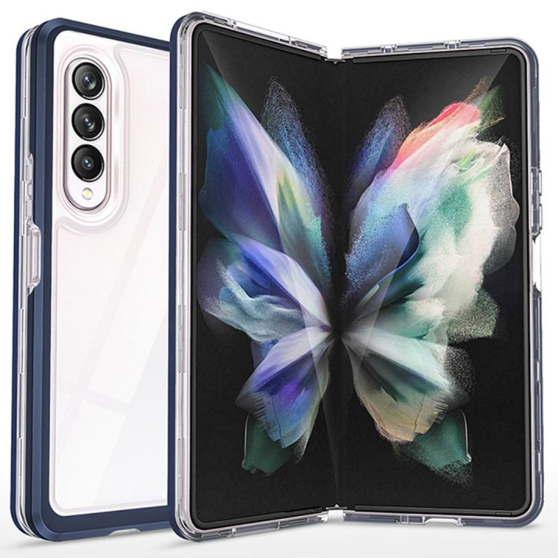 Maskica Samsung Galaxy Z Fold 3 5G Prozirni Hibridni Rubovi U Boji