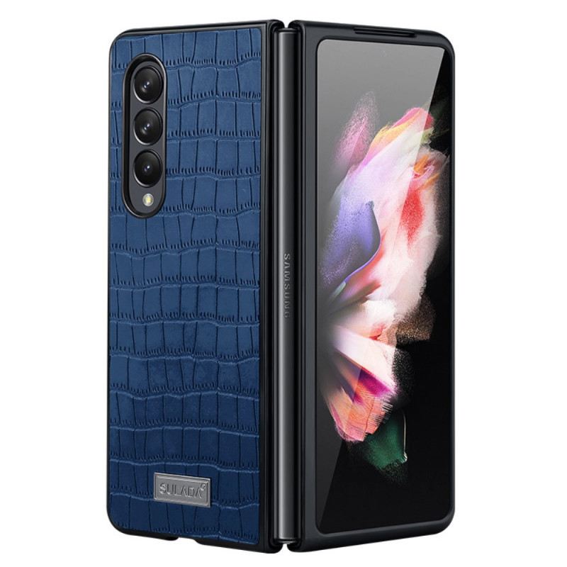 Maskica Samsung Galaxy Z Fold 3 5G Stil Krokodilske Kože Sulada